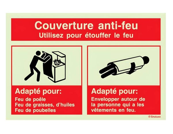 Pictogramme Explicatif Couverture Antifeu