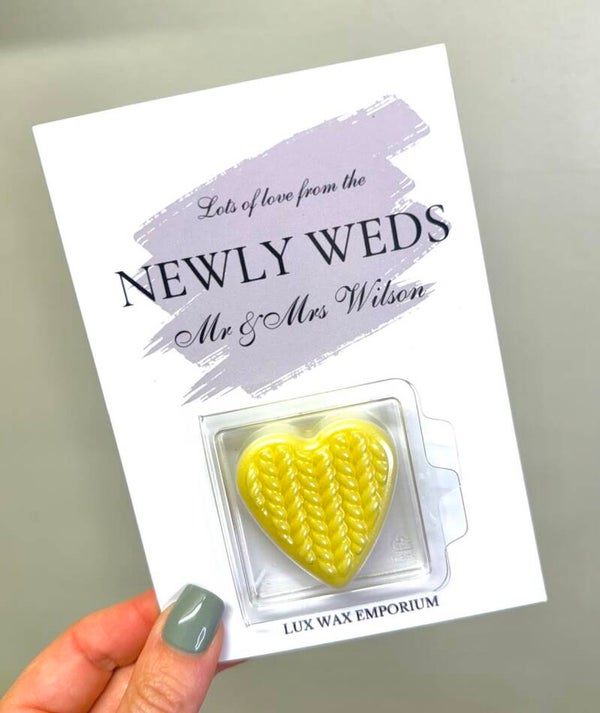 Personalised Wax Melt Card