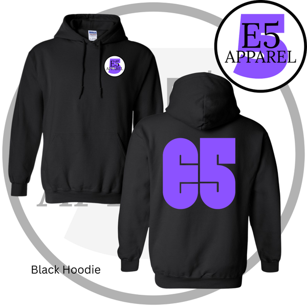 E5 Purple Logo Hoodie