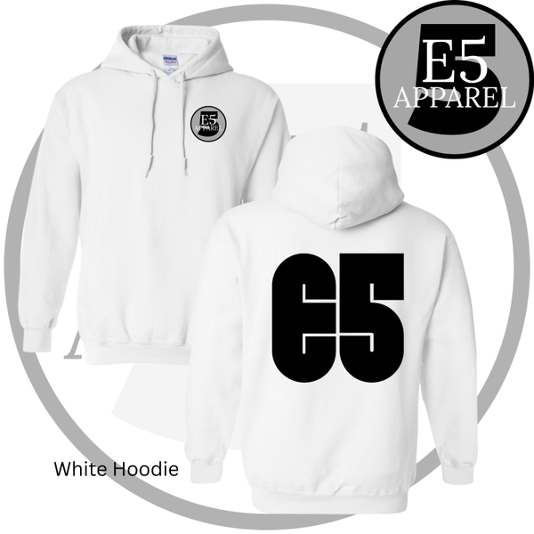 E5 Black Logo Hoodie
