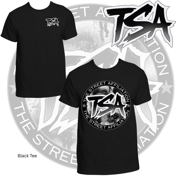 Black & Grey Logo Tee