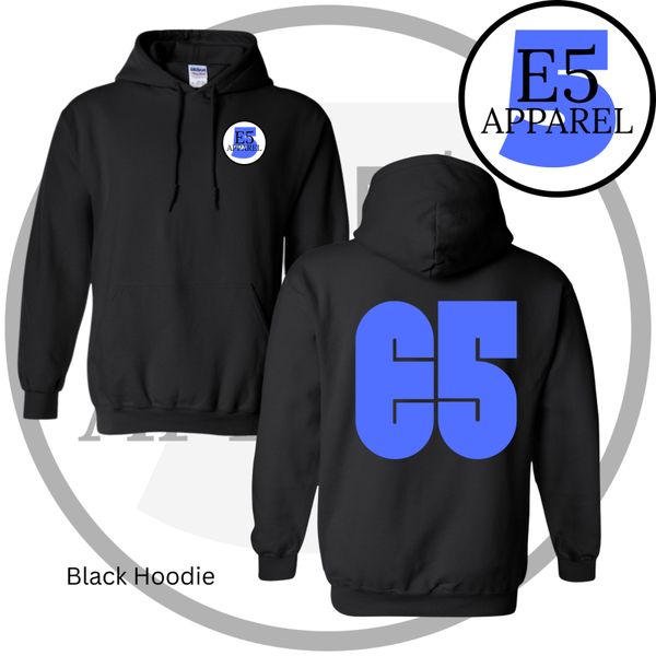 E5 Blue Logo Hoodie