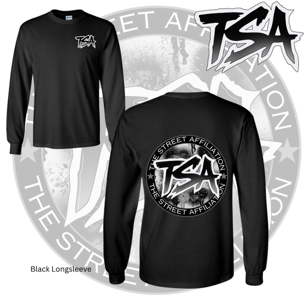 Black & Grey Logo Longsleeve