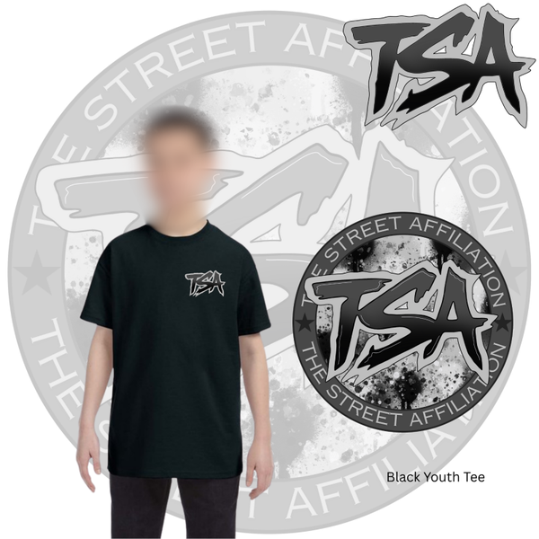 Grey Logo Youth Tee