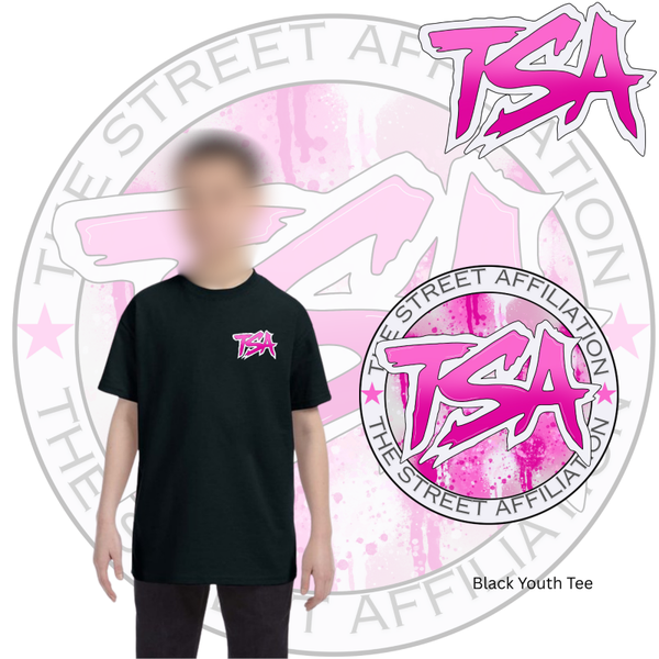 Pink Logo Youth Tee