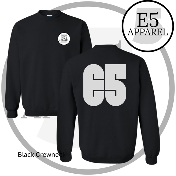 E5 Grey Logo Crewneck
