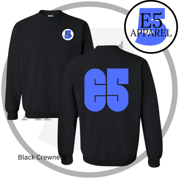 E5 Blue Logo Crewneck