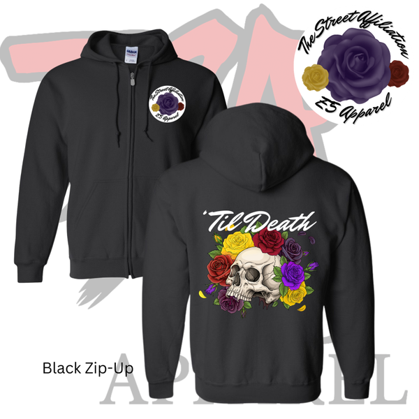 'Til Death - Collab Zip Hoodie