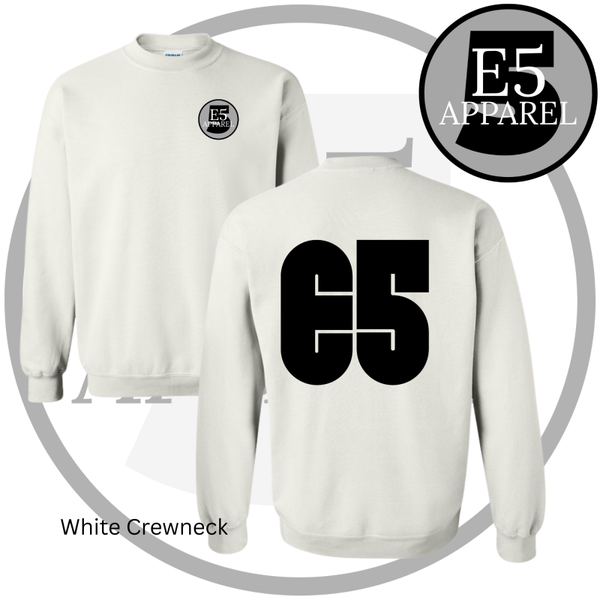 E5 Black Logo Crewneck