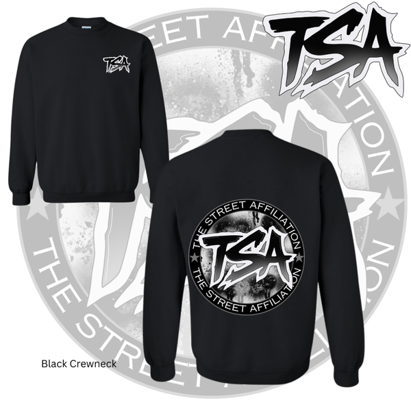 Black & Grey Logo Crewneck