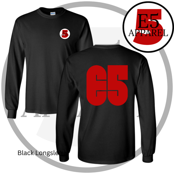 E5 Red Logo Longsleeve