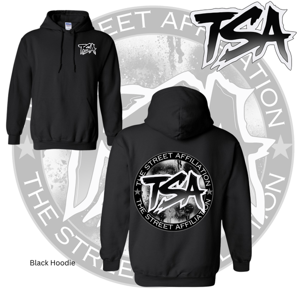 Black & Grey Logo Hoodie