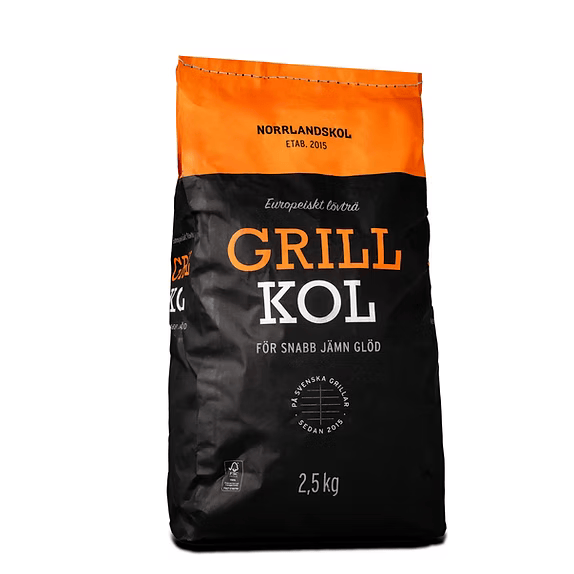 Norrlandskol Grillkol 2,5kg Veckans erbjudande!