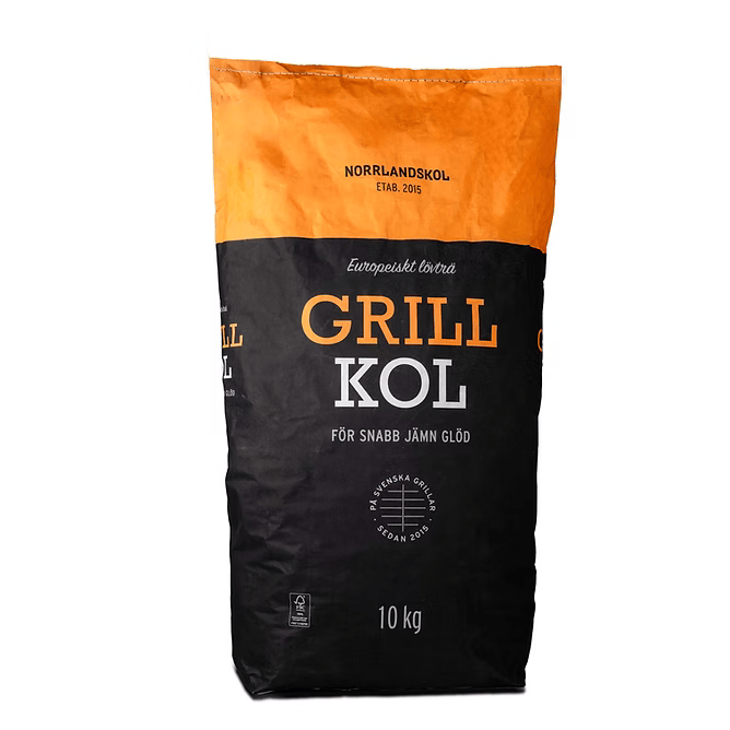 Norrlandskol Grillkol 10kg