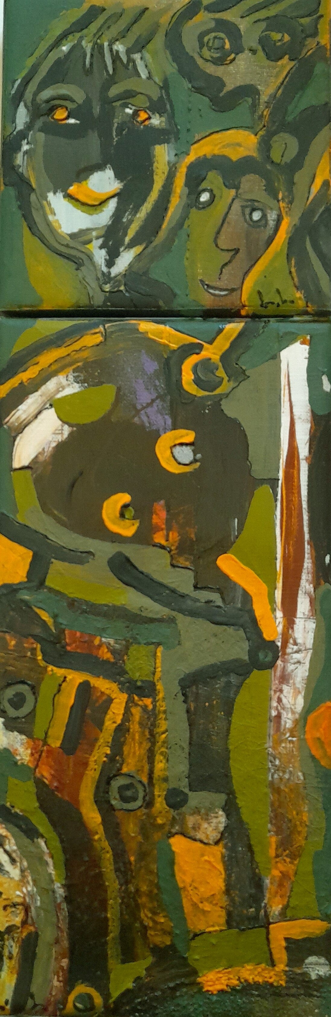 Tableau Unfini TX/N°4 ( 45x15 )Modules N°15+24