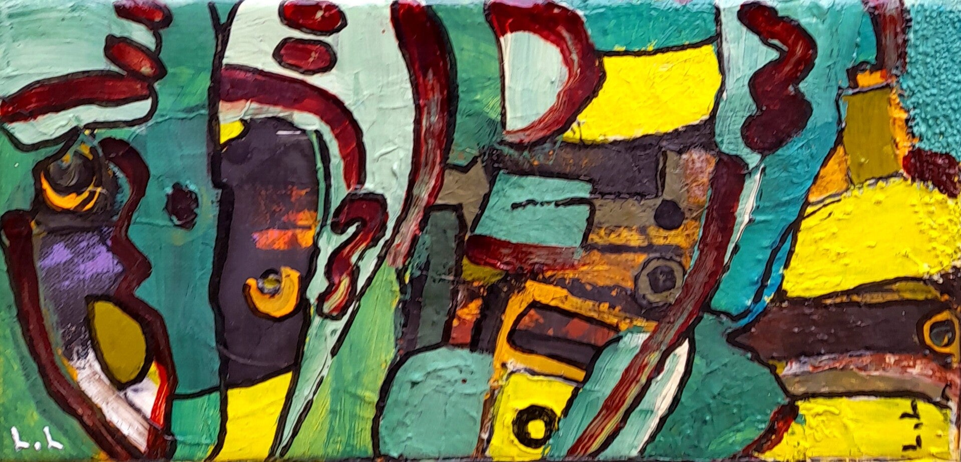 Un-FINI N° 24 Africk 1 15x30 cm