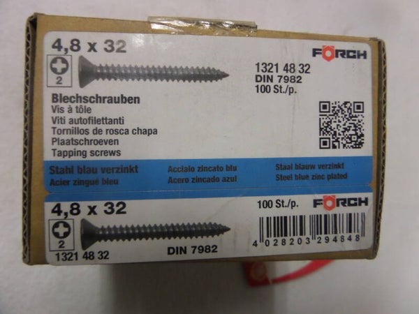 Förch - Blech-schrauben 4,8 x 32
