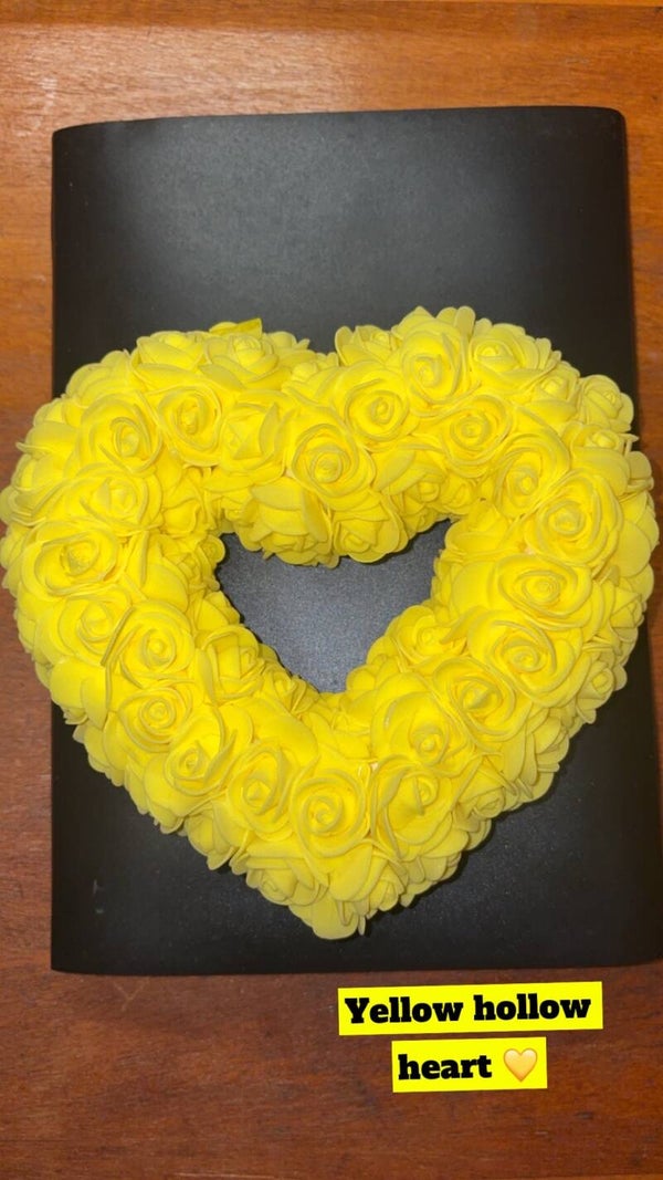 Hollow heart flower