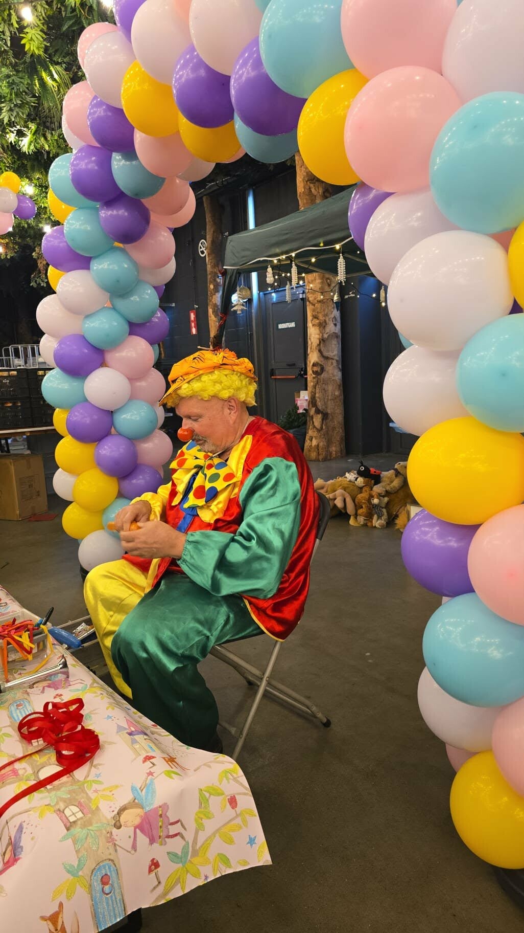 Ballonnenclown  ook voor uw openingen  e.d. in Heeze  en Nuenen