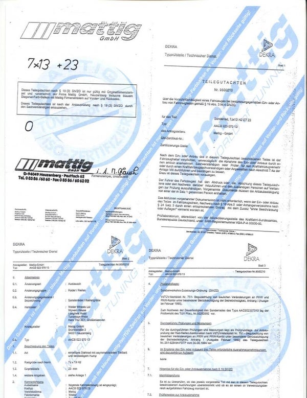 Mattig 7x13 ET23 ABE Kopie