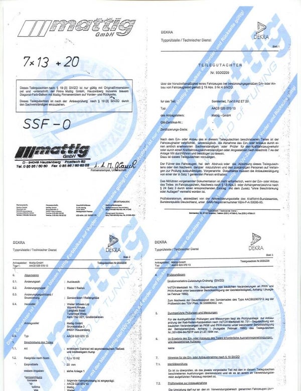 Mattig 7x13 ET20 ABE Kopie