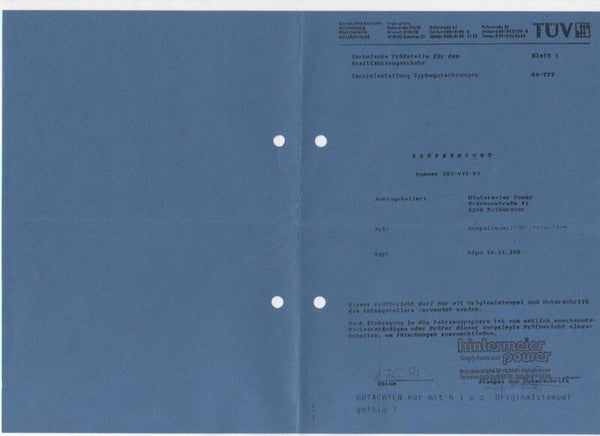 Hipo Auspuffanlage ABE Kopie