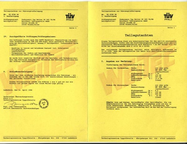 Weitec Federn ABE Kopie