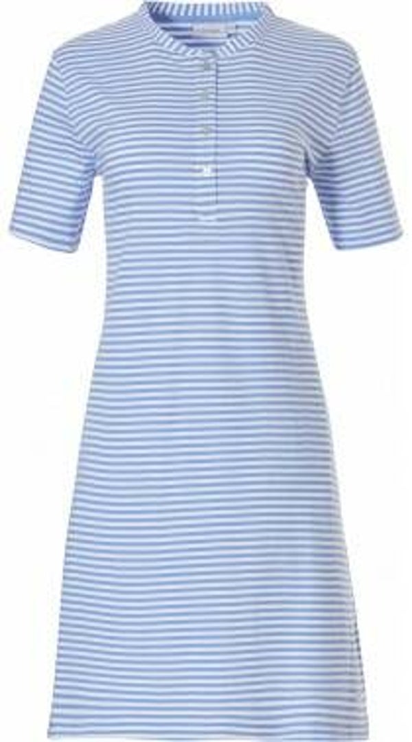 nachthemd streep lichtblauw no 491