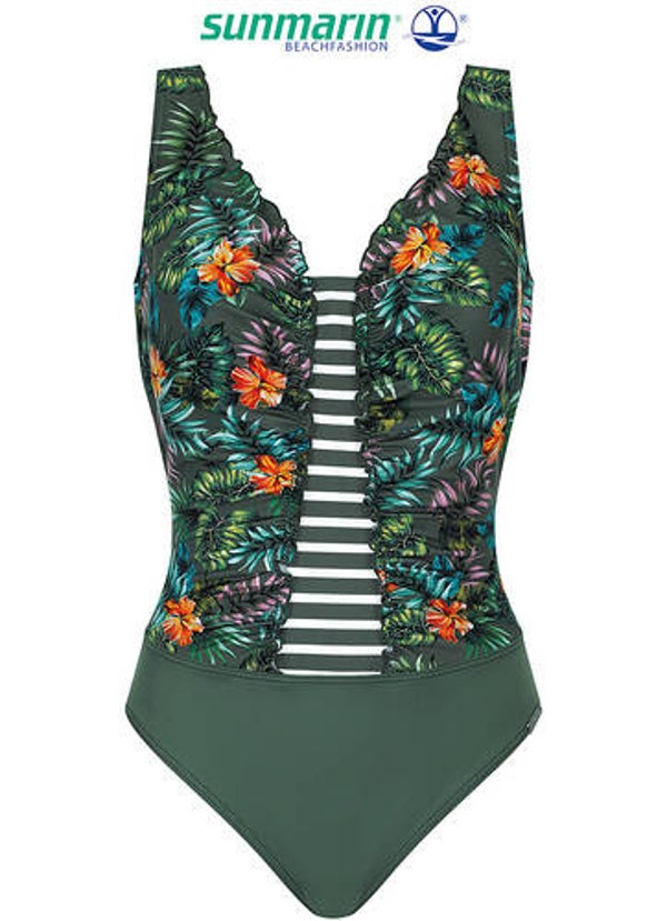 SUNMARIN KLASSIEK BADPAK MET BLOEMMOTIEF NIEUW 2026 !!!!!!