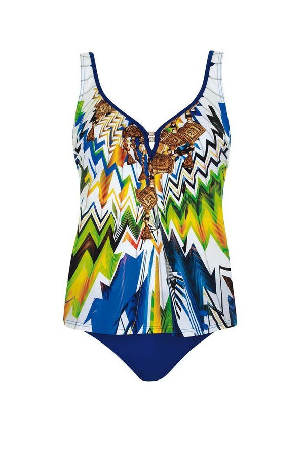 SUNFLAIR TANKINI MULTICOLOR LEVERBAAR NIEUW