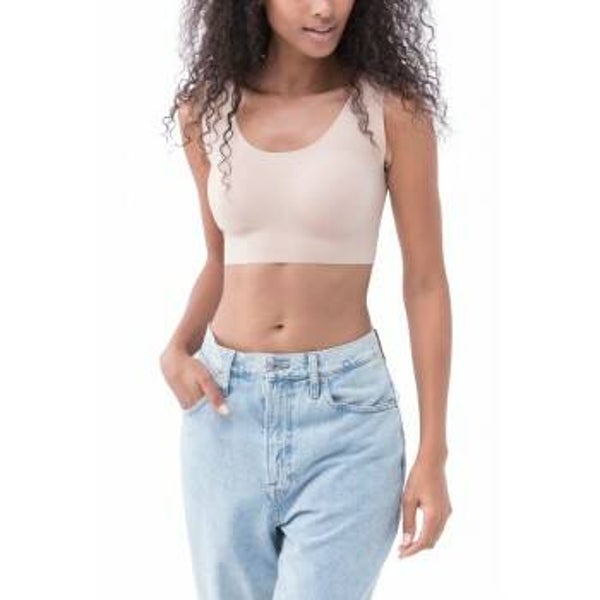 super zachte bustier met foam cups uitneembaar kleur wit