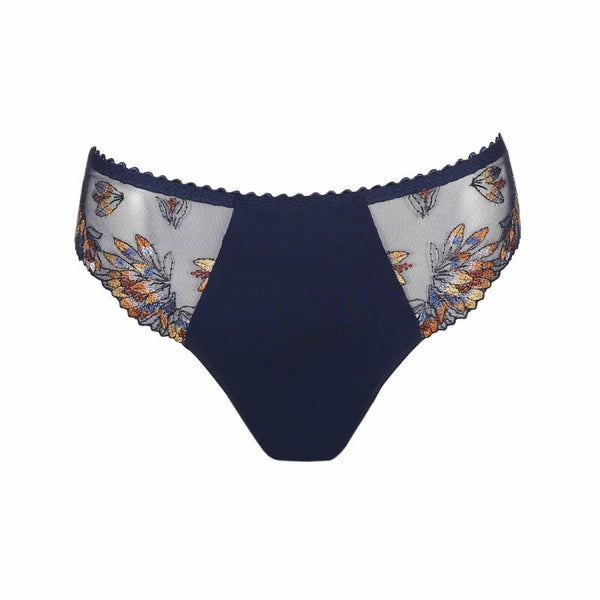 Prima Donna string Summer Saffier Blauw no 26 alleen in combinatie BH