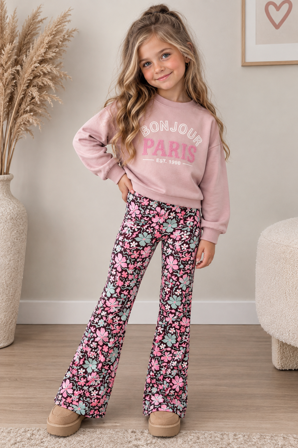 Sweater paris licht roze