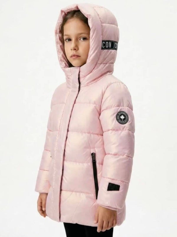 Jas roze icon meisje