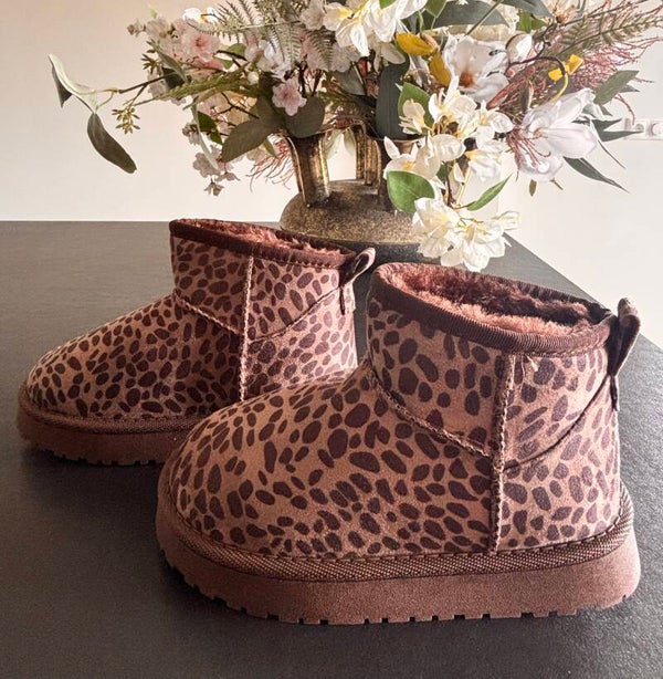 UGG look panter print gevoerd