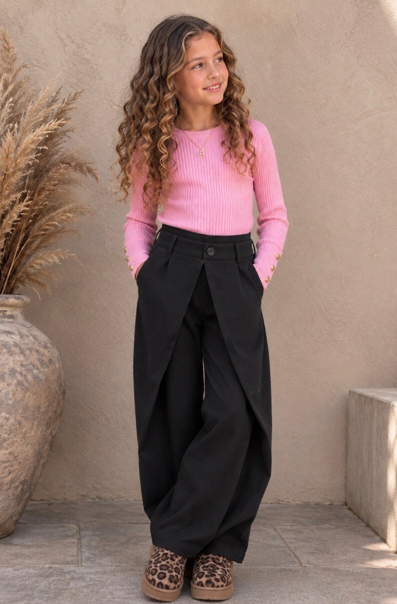 Pantalon met overslag