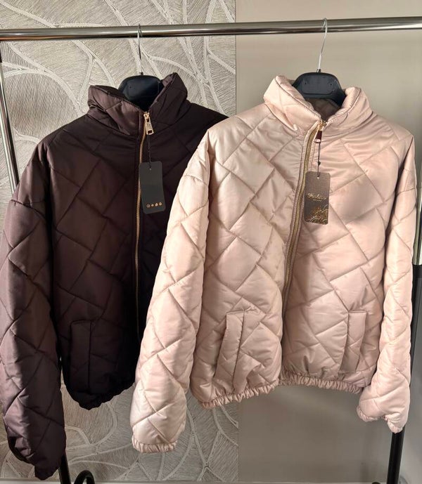 Dames jas tussen jas bruin of beige