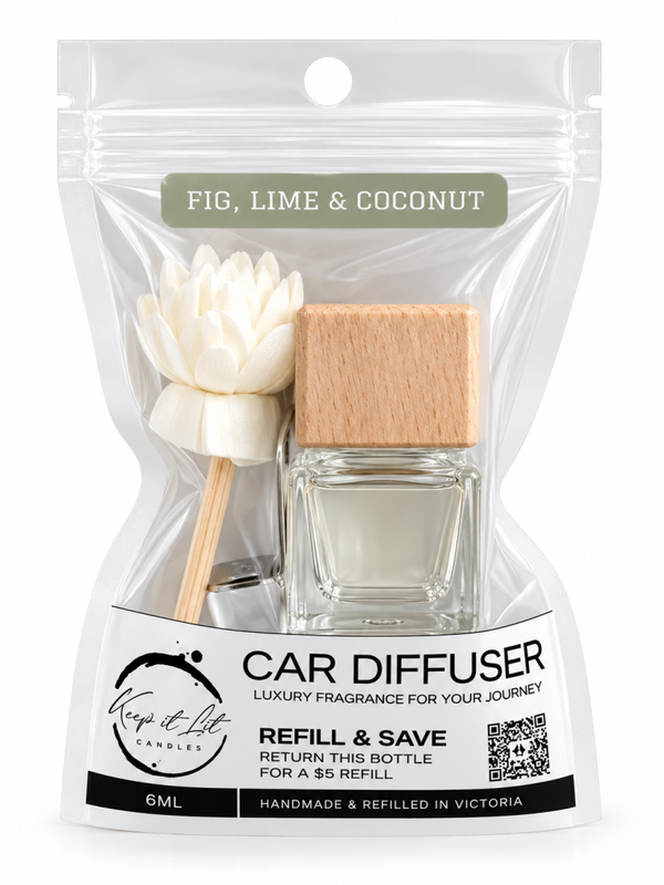 Fig, lime & coconut - Car air vent diffuser