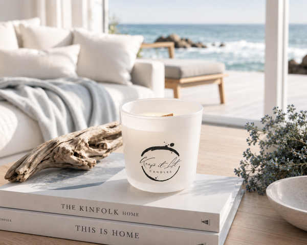 Indigo rain - Large candle - 260g