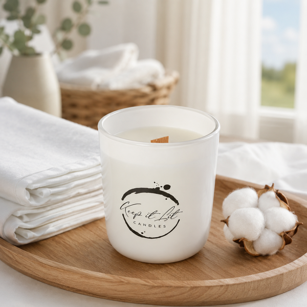 I just cleaned - Large wood wick candle - 260g