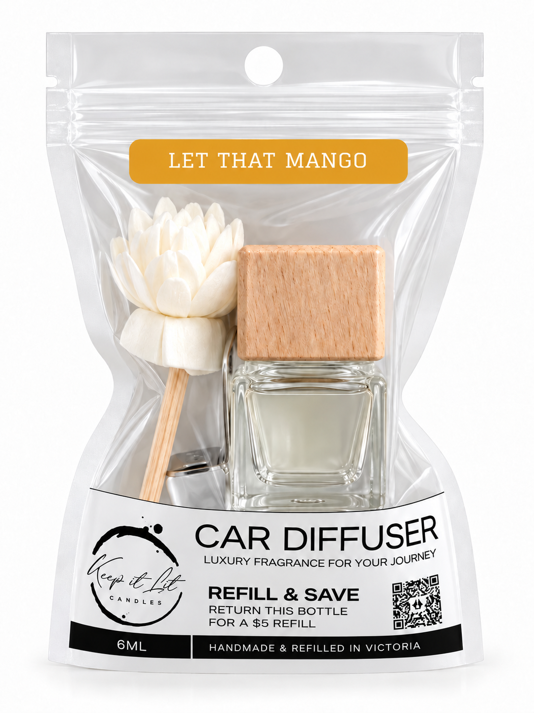 Let that mango - Car air vent diffuser