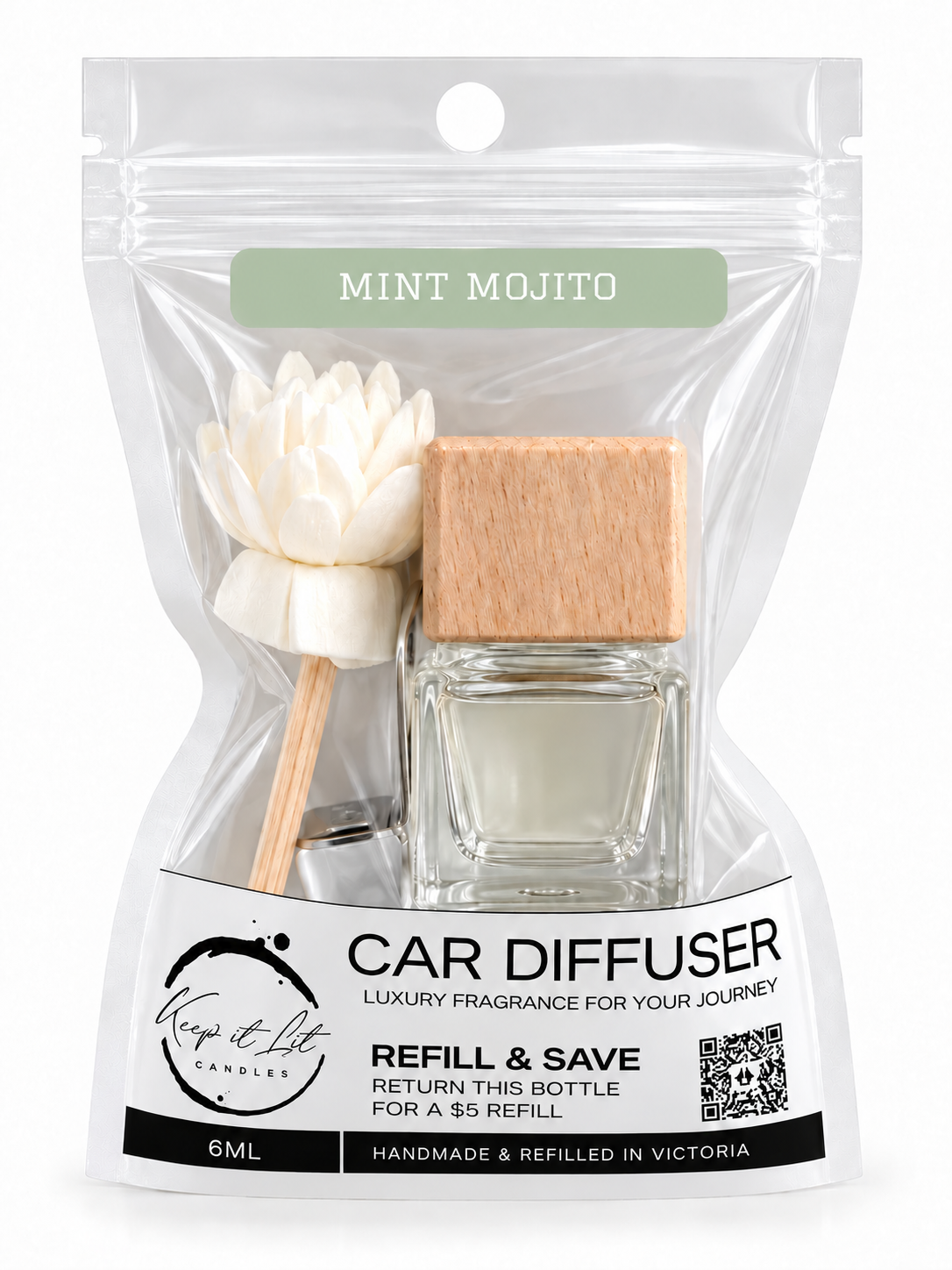 Mint mojito - Car air vent diffuser