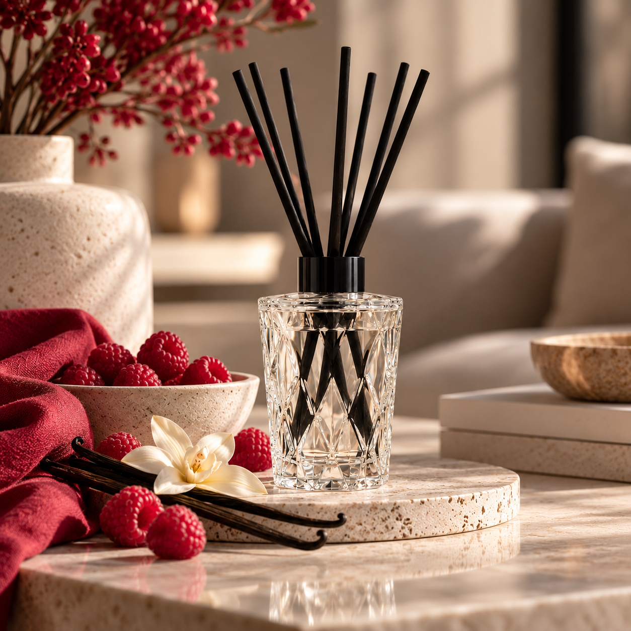 Raspberry & vanilla - House diffuser