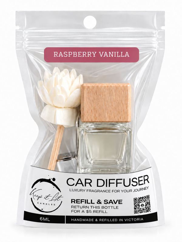 Raspberry & vanilla - Car air vent diffuser