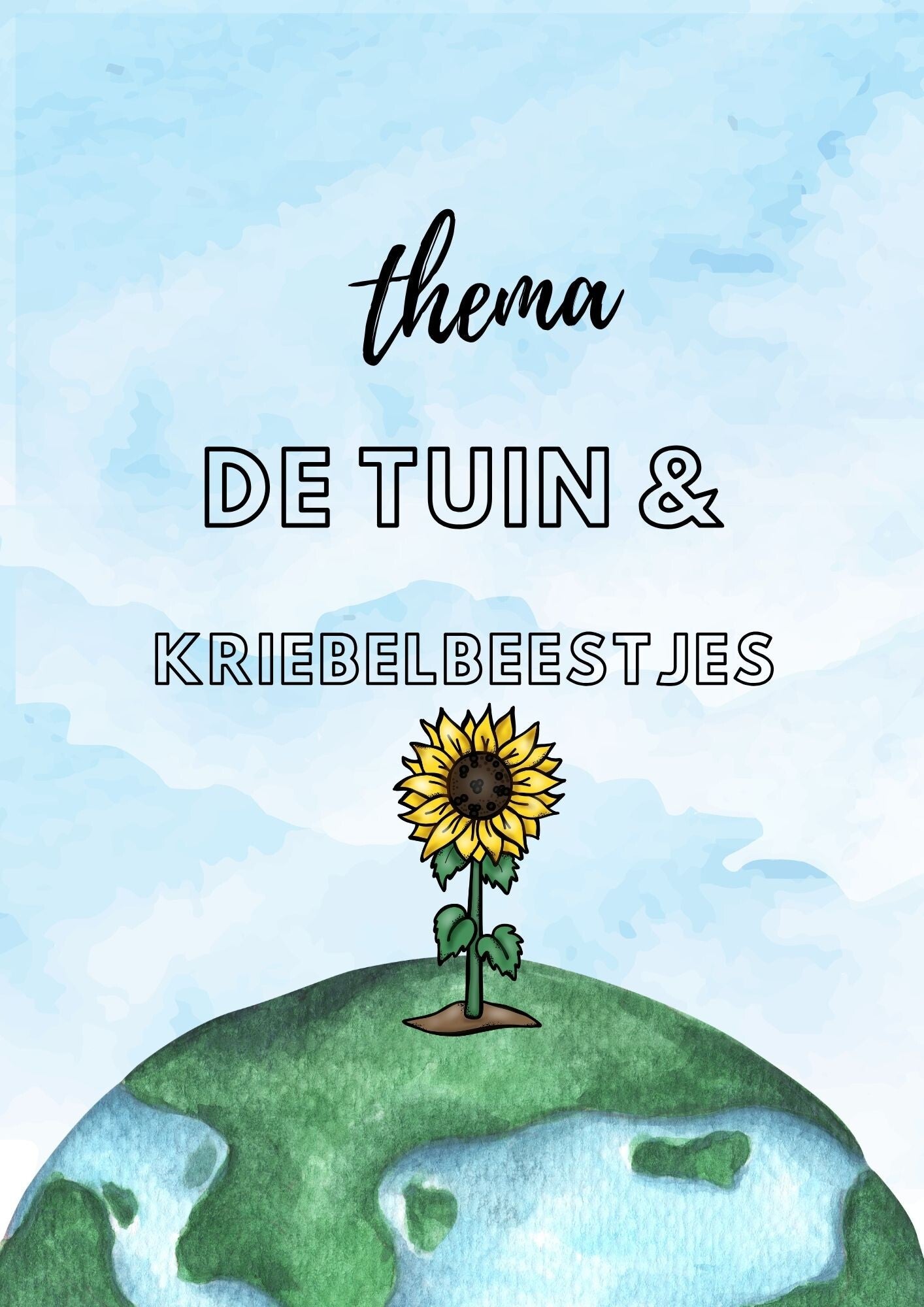 Thema de tuin & kriebelbeestjes