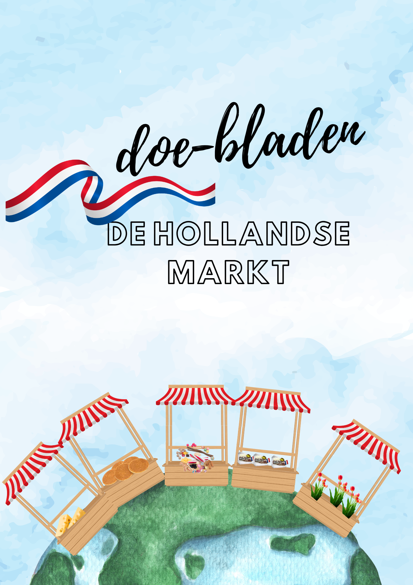 Aan het werk; op de markt.