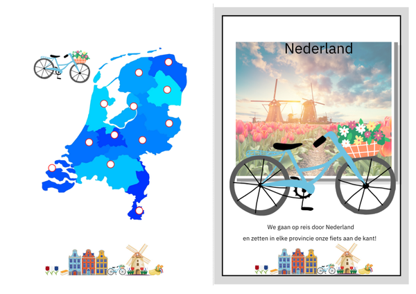 Boekje met teksten provincies