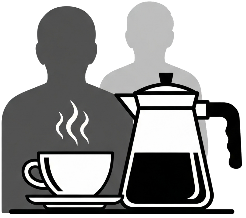 Op de koffie bij logo - Dubbeldammers voor Dubbeldammers