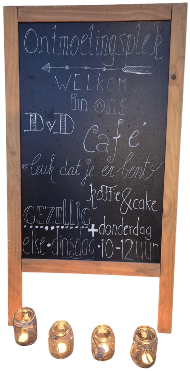 Bord Ontmoetingsplek Dubbeldammers voor Dubbeldammers