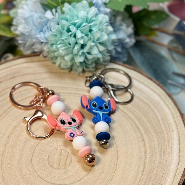 Portachiavi •Stitch & Angel•